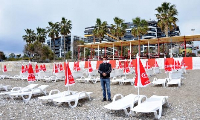 Bu plajda şehit yakınları ve gazilere her şey ücretsiz