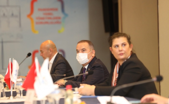 Büyükşehir başkanları toplantısında pandemi, deprem ve turizm konuşuldu