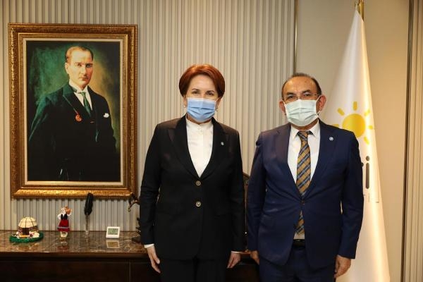 Mehmet Başaran, Akşener'i ziyaret etti