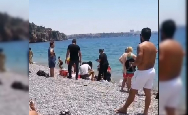 Konyaaltı sahilinde 70 yaşındaki kişi boğuldu