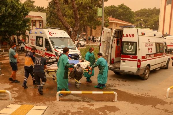 Manavgat Devlet Hastanesindeki 10 entübe hasta tedbir amaçlı sevk edildi!