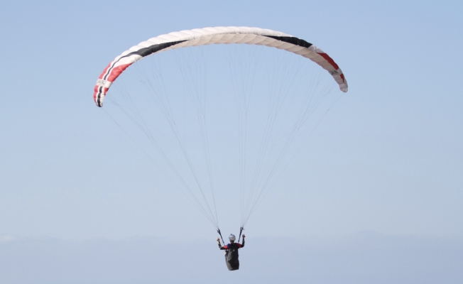 Alanya’da yamaç paraşütü heyecanı başladı