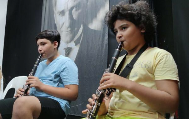 Kemer Belediyesi Çocuk ve Gençlik Bandosu, orkestra haline geldi