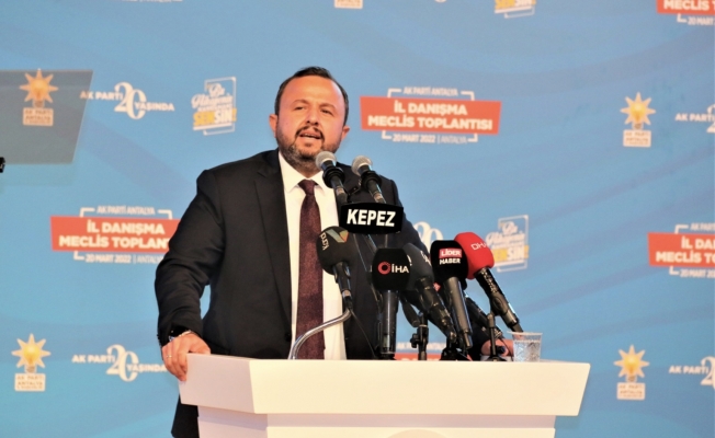 “20 yıldır milletimizin yetki verdiği bir lideri 6 kişi bir araya gelip yıkamazsınız” “20 yıldır milletimizin yetki verdiği bir lideri 6 kişi bir araya gelip yıkamazsınız”