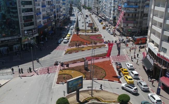 Büyükşehirden su tasarruflu peyzaj çalışması Büyükşehirden su tasarruflu peyzaj çalışması