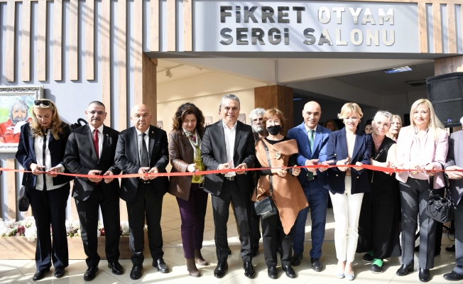 Fikret Otyam Sergi Salonu açıldı Fikret Otyam Sergi Salonu açıldı