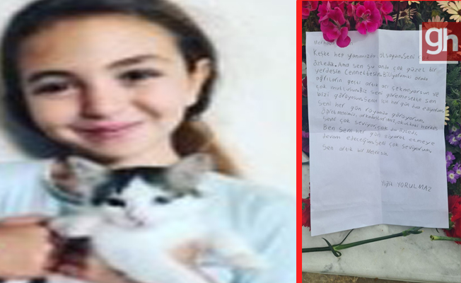 Mahra'nın mezarına arkadaşlarından duygulandıran mektup Mahra'nın mezarına arkadaşlarından duygulandıran mektup