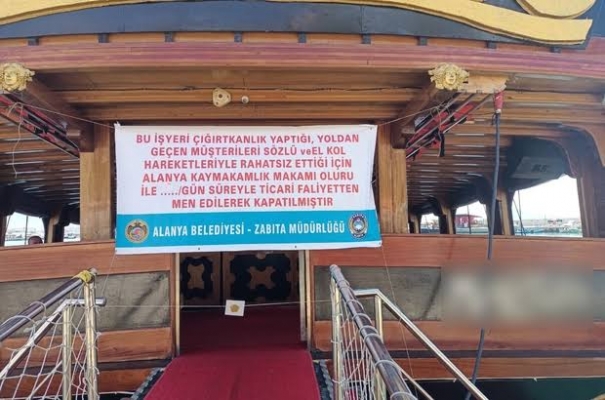 Alanya’da çığırtkanlık ve hanutçuluk yapan 5 işyeri mühürlendi Alanya’da çığırtkanlık ve hanutçuluk yapan 5 işyeri mühürlendi