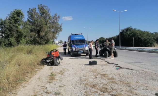 ATV kazasında Fransız anne ve kız ölümden döndü