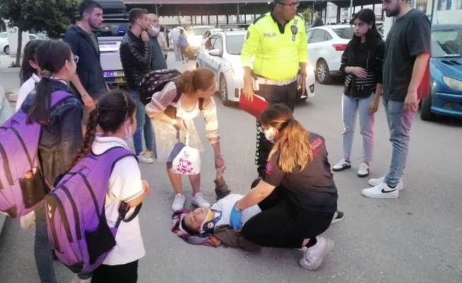 Evine giden kadına araç çarptı! Evine giden kadına araç çarptı!