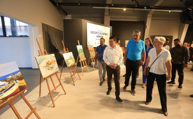 Antalya Resim Çalıştayı Sergisi kapıları açtı Antalya Resim Çalıştayı Sergisi kapıları açtı