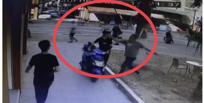 Esnaftan motosiklet hırsızına Osmanlı tokadı