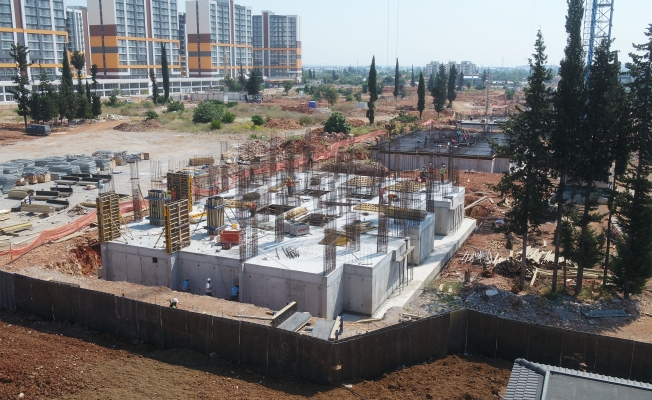 Güneş Mahallesi’ndeki kentsel dönüşümde bloklar yükseliyor Güneş Mahallesi’ndeki kentsel dönüşümde bloklar yükseliyor