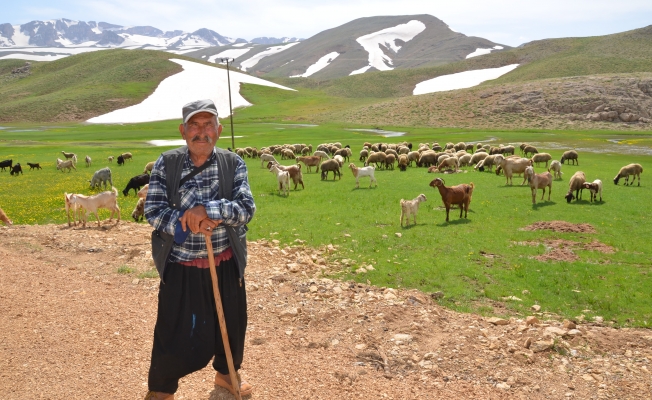 Yörüklerin karla kaplı yayla serüveni başladı