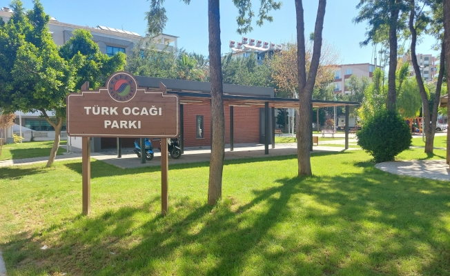 Türk Ocağı Parkı’nda yeşil alan miktarı artırıldı