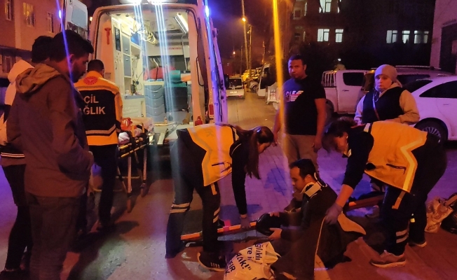 Otomobil ile motosiklet çarpıştı: 1 yaralı