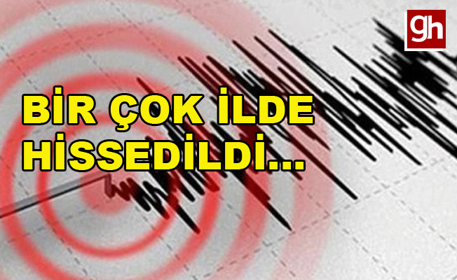 Akdeniz'de deprem!