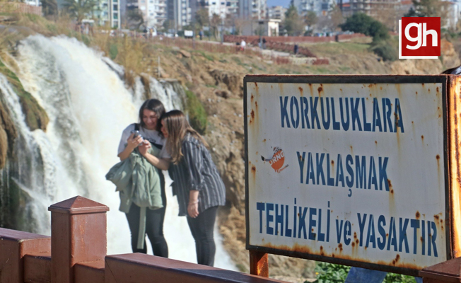 Görsel güzellik yasak levhası dinletmedi