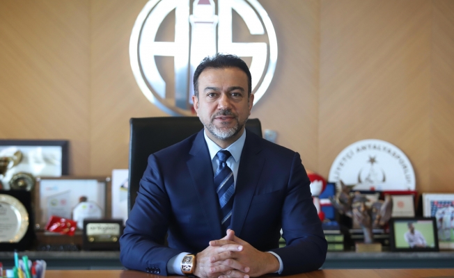 Antalyaspor'da yeni başkan Sabri Gülel
