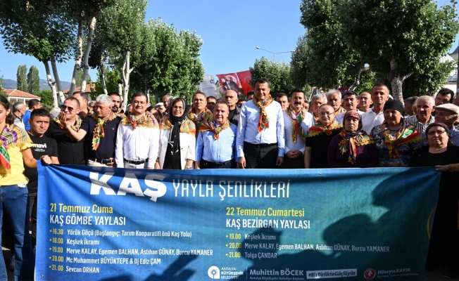 Kaş’ta Yayla Şenlikleri coşkusu