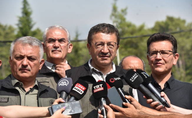 "Kemer yangını kontrol altına alınabilmiş değil" "Kemer yangını kontrol altına alınabilmiş değil"