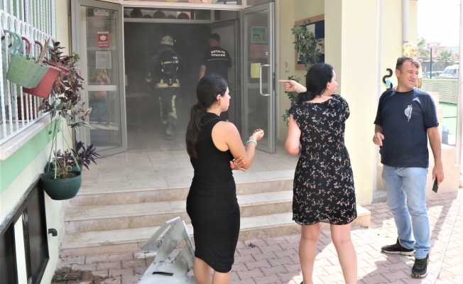 Anaokulunda korkutan yangın Anaokulunda korkutan yangın