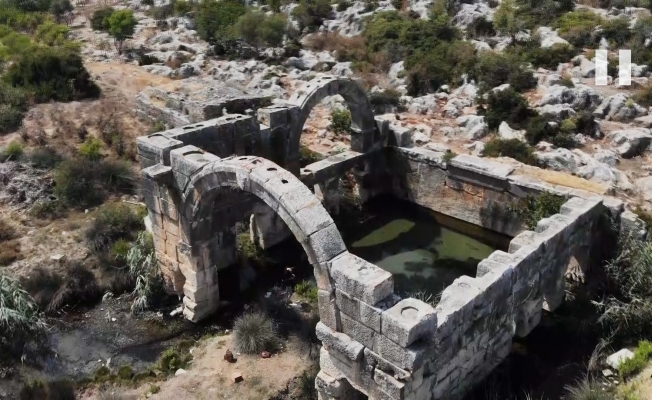  2 bin yıllık tarihi su yapısı yüzülerek gezilebilecek arkeopark olmayı bekliyor