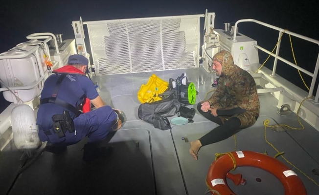 Sea Scoter ile Yunan adasına kaçmaya çalışırken yakalandı Sea Scoter ile Yunan adasına kaçmaya çalışırken yakalandı