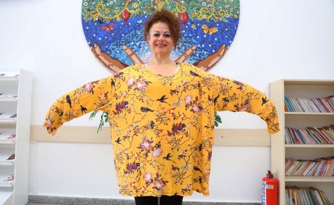 Yemek yiyerek bir buçuk yılda 50 kilo zayıfladı