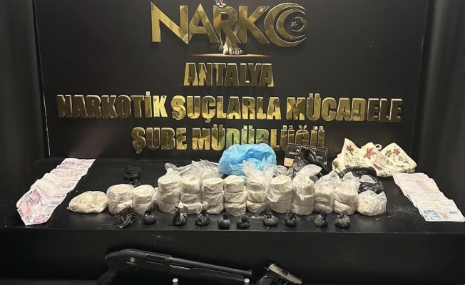 Antalya’da narkotik operasyonu