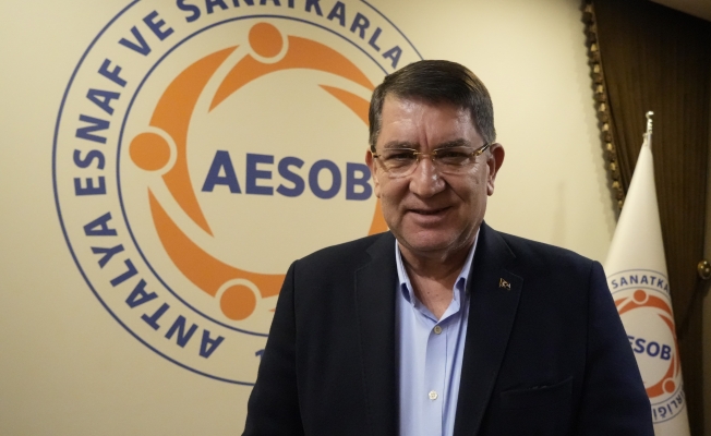 AESOB Başkanı Dere'den, kredi kartı komisyon oranlarının düşürülmesi talebi AESOB Başkanı Dere'den, kredi kartı komisyon oranlarının düşürülmesi talebi