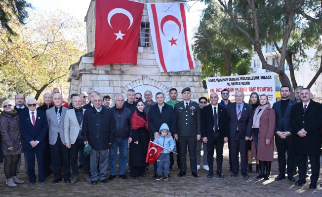 Kıbrıs Türkü’nün milli kahramanları Antalya’da anıldı