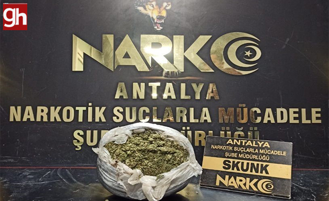 Antalya’da uyuşturucu operasyonu