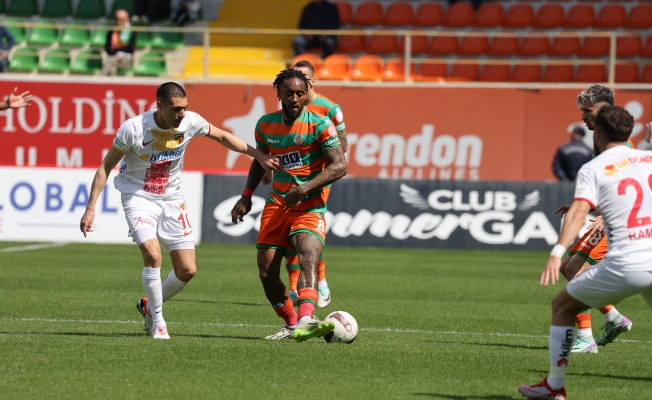 Trendyol Süper Lig: Alanyaspor: 1 - Kayserispor: 0 Trendyol Süper Lig: Alanyaspor: 1 - Kayserispor: 0