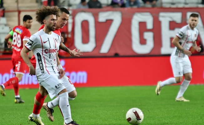 Trendyol Süper Lig: Antalyaspor: 1 - Gaziantep FK: 0