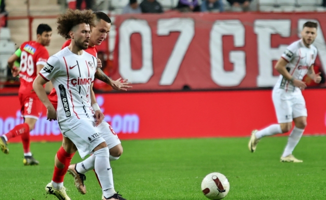 Trendyol Süper Lig: Antalyaspor: 1 - Gaziantep FK: 0 Trendyol Süper Lig: Antalyaspor: 1 - Gaziantep FK: 0