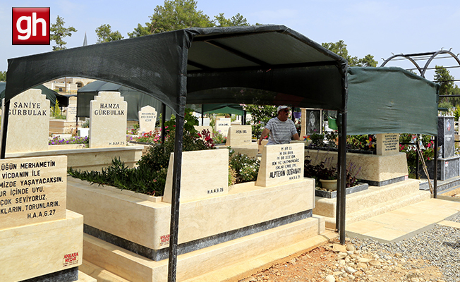 Mezarlıkta 'tente' krizi, belediye ile vatandaşları karşı karşıya getirdi