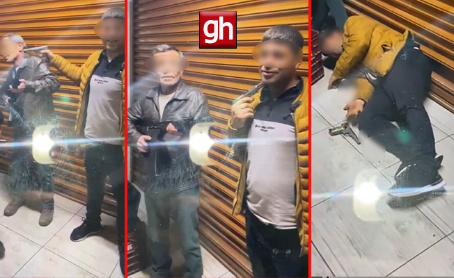 Tabancayı boynuna dayayıp kazara kendini vurdu! Tabancayı boynuna dayayıp kazara kendini vurdu!