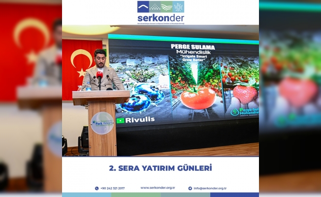 Perge Sulama Mühendislik, ‘Sera Yatırım Günleri’ne gümüş sponsor oldu