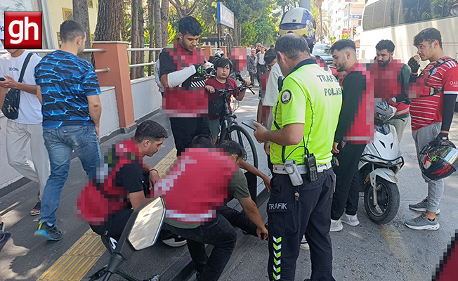 Kaza yapan kurye için arkadaşları seferber oldu