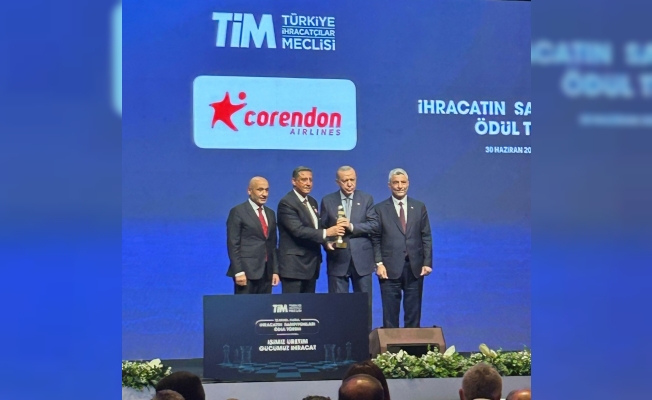 Corendon Airlines bir kez daha ihracat şampiyonları arasında Corendon Airlines bir kez daha ihracat şampiyonları arasında