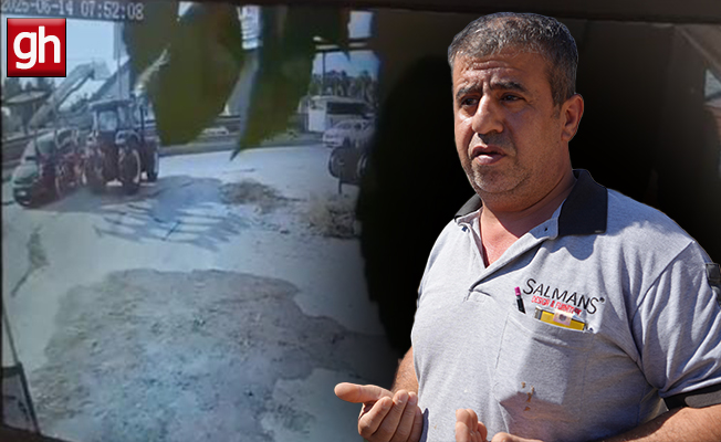 Yeni aldığı araca traktör çarpıp kaçtı! Yeni aldığı araca traktör çarpıp kaçtı!