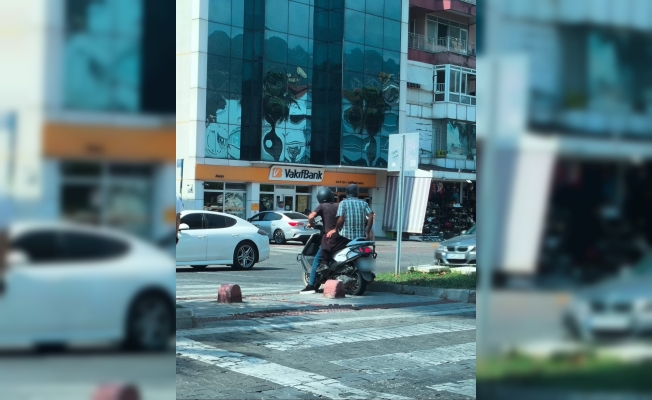 Alanya’da yaya yolları ve kaldırım işgali yapan motosikletlere 136 bin TL ceza