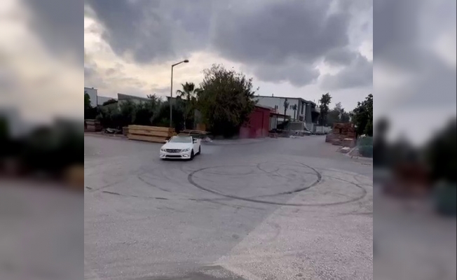 Ana yolda ters yönde ilerleyip drift atan sürücülere ceza yağdı