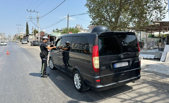 Antalya'da 1 haftada 68 bin araç denetlendi
