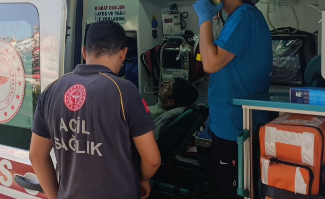 Manavgat’ta motosiklet kazası: 1 yaralı