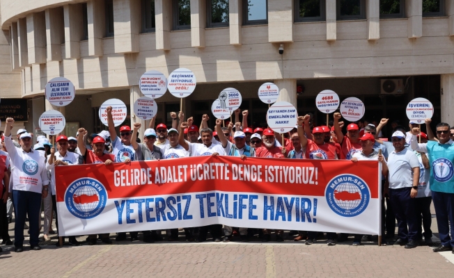 Memur-Sen'den hükümetin zam teklifine protesto