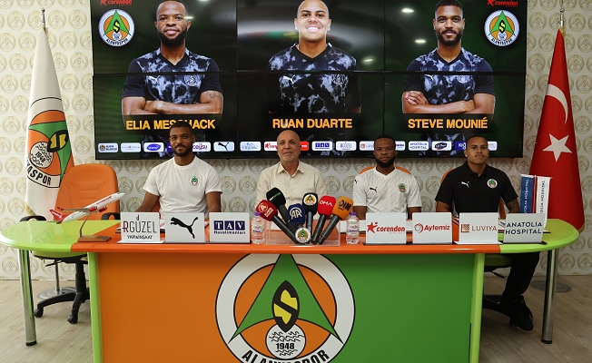 Alanyaspor'dan 3 imza