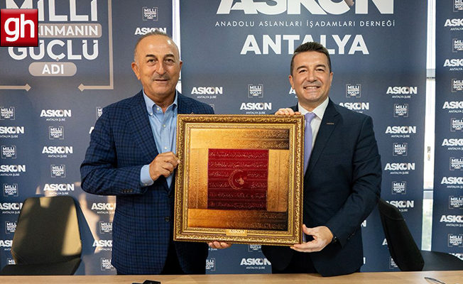 ASKON'da Çavuşoğlu ile buluşma: : "Türkiye, Küresel Güney'in Sesi"