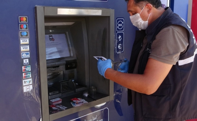 Çalıntı 60 kartla ATM'yi boşaltacaktı, başaramayınca cihaza zarar verdi